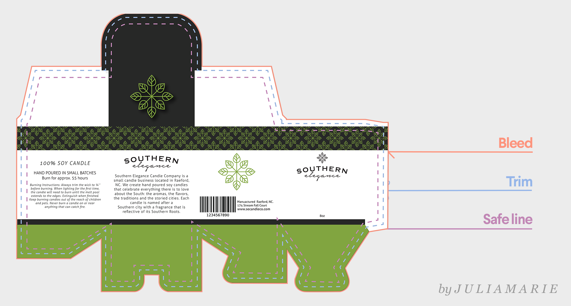 designing product packaging line design template