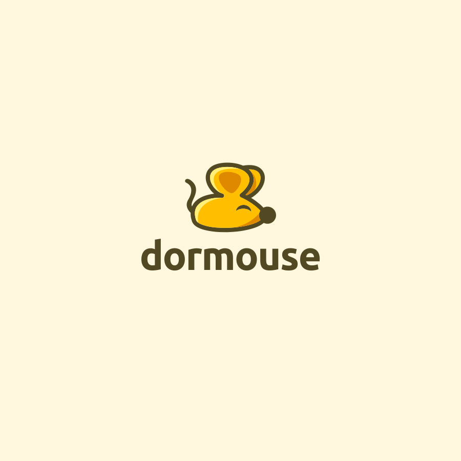 Dormouse fashion logo