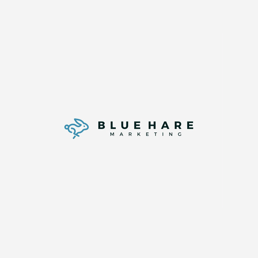 Bluehare Marketing logo design