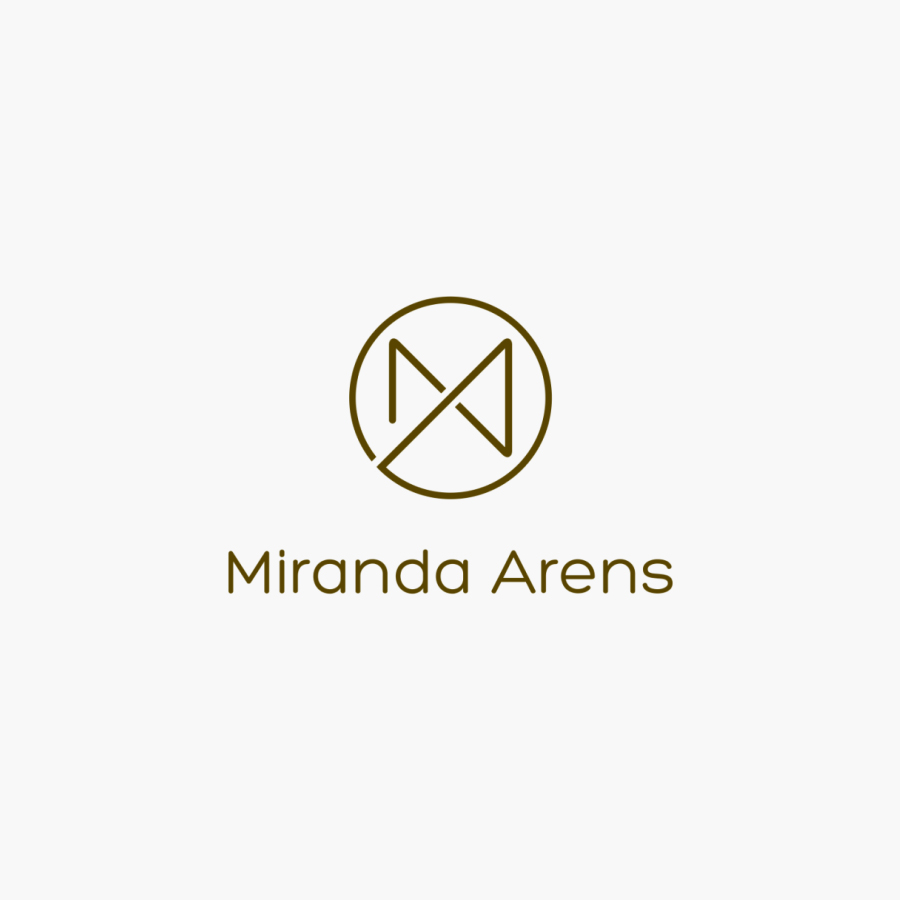 Miranda Arens lettermark business logo