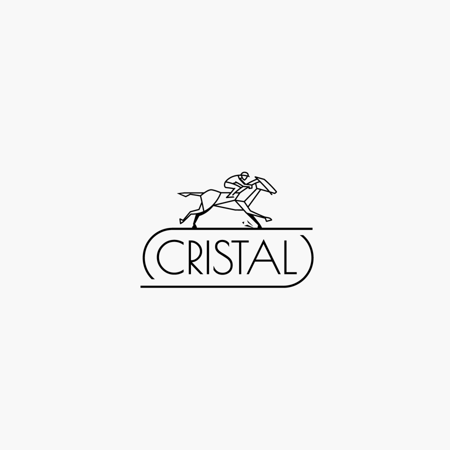 Cristal Horse Racetrack logo design