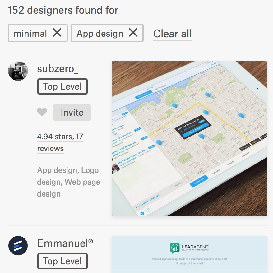 99designs designer search api
