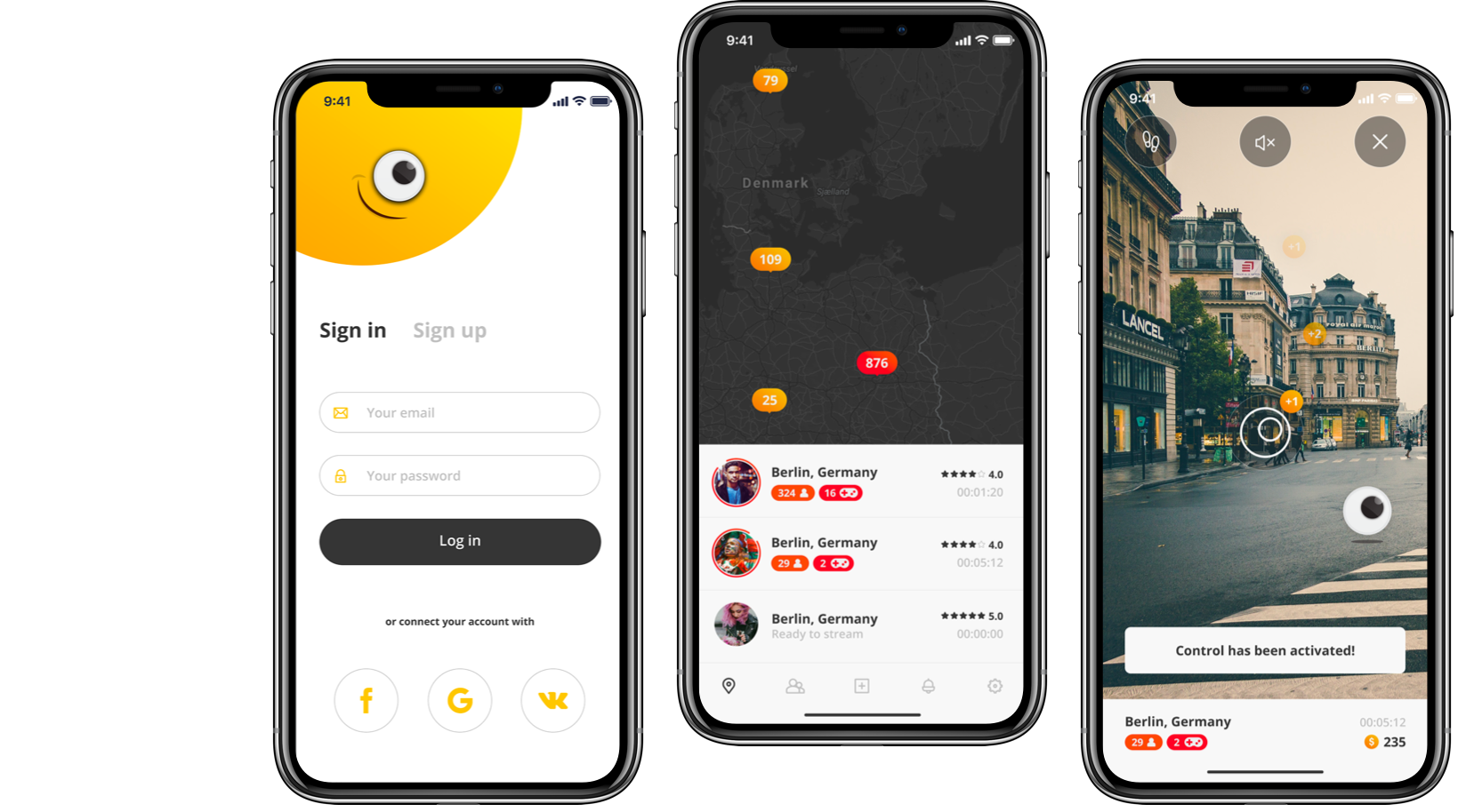 mobile-app-design de Skowish