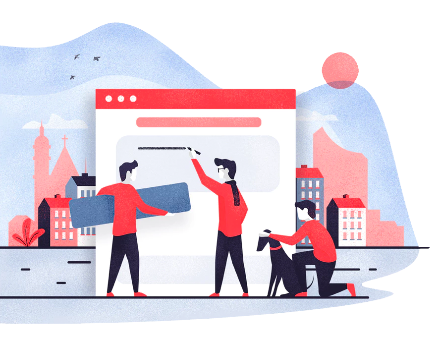 Graphic design in process