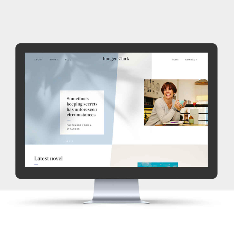 Custom website design on 99designs for a small local business.