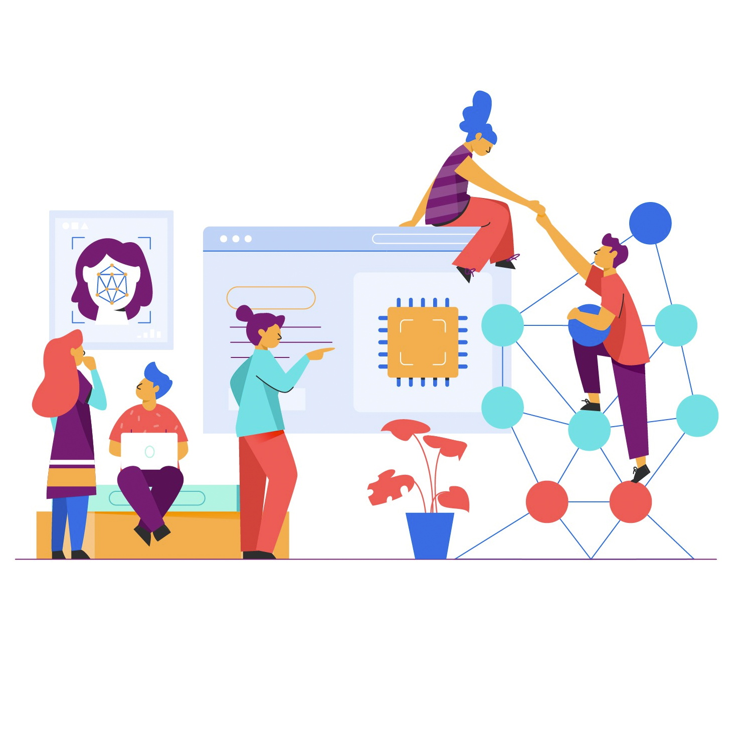 Business Illustration Design, Custom Business Illustrations 99designs