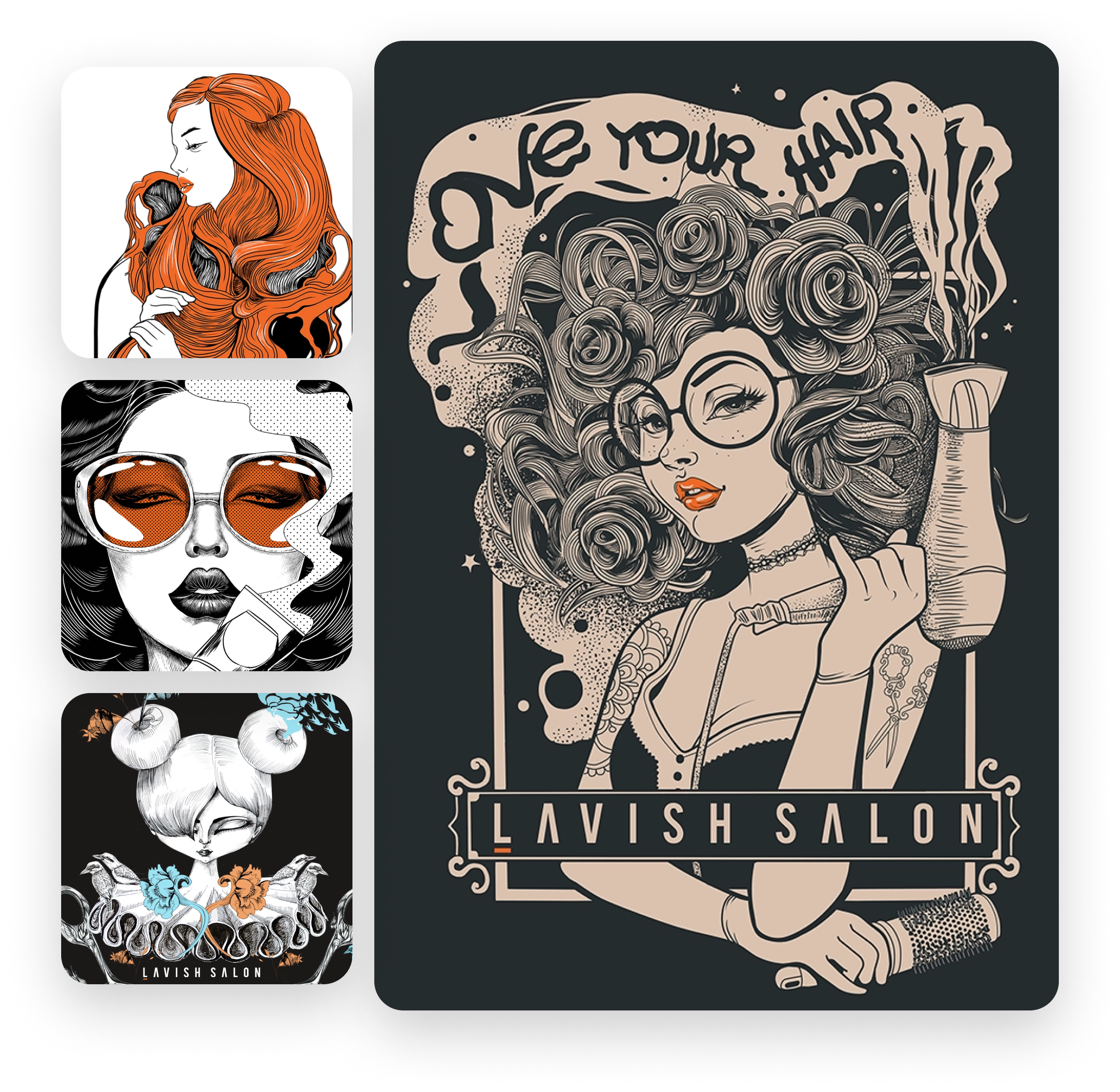 illustrations by xzequteworx